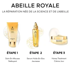 Guerlain - Abeille Royale - Coffret Sérum Huile-En-Eau Jeunesse 50 ml et 2 soins complémentaires