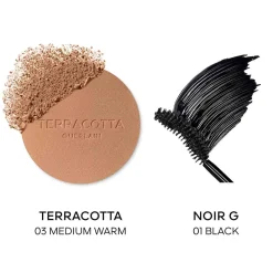 Guerlain - Terracotta - Terracotta X Noir G La poudre Bronzante & Le Mascara Courbe Volume Intense 24H