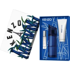 Kenzo - Kenzo Homme - Coffret Eau de Toilette Intense 110ml + Vaporisateur de voyage 10ml + Gel douche 75ml