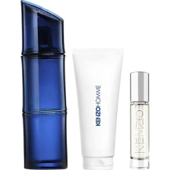 Kenzo - Kenzo Homme - Coffret Eau de Toilette Intense 110ml + Vaporisateur de voyage 10ml + Gel douche 75ml