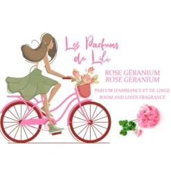 Les Parfums de Lili - Parfums D’interieur et Brumes de Linge Rose Géranium 250 ml