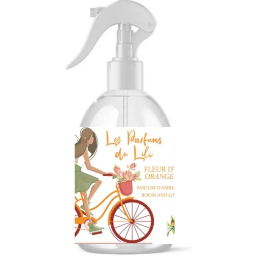 Les Parfums de Lili - Parfums D’interieur et Brumes de Linge Fleur d'Oranger 250 ml