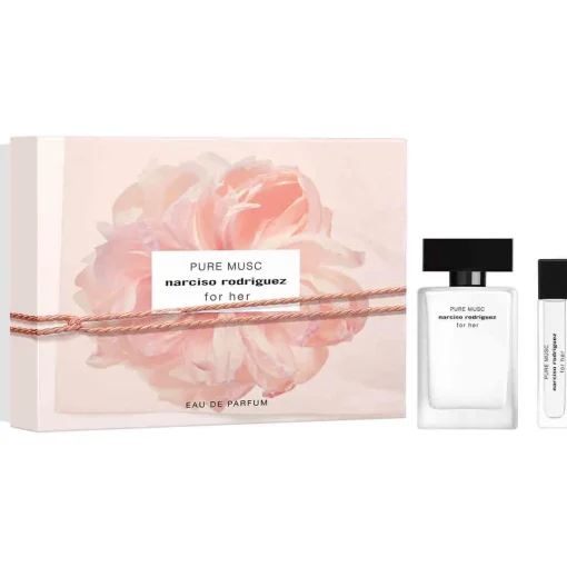 Narciso Rodriguez - Coffret for her PURE MUSC - Eau de Parfum 50ml + Vaporisateur Eau de Toilette 10ml