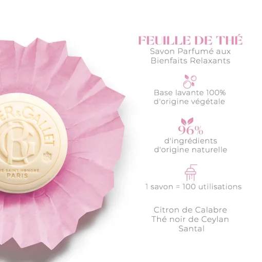 Roger & Gallet - Feuille de Thé - Savon Bienfaisant 100g