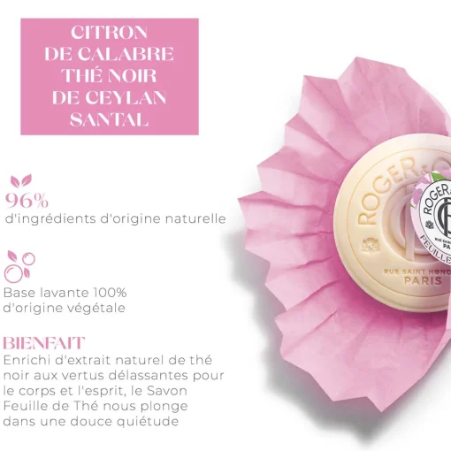 Roger & Gallet - Feuille de Thé - Savon Bienfaisant 100g