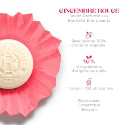 Roger & Gallet - Gingembre Rouge - Savon Bienfaisant 100g
