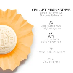Roger & Gallet - Œillet Mignardise - Savon Bienfaisant 100g