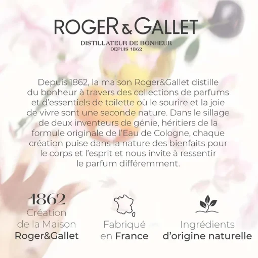 Roger & Gallet - Œillet Mignardise - Savon Bienfaisant 100g