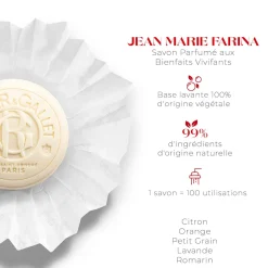 Roger & Gallet - Jean Marie Farina - Coffret Savons Parfumés 300g
