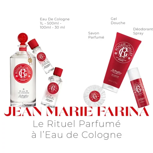 Roger & Gallet - Jean Marie Farina - Coffret Savons Parfumés 300g