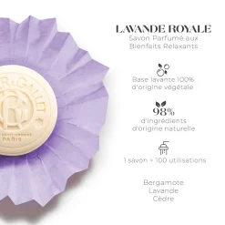 Roger & Gallet - Lavande Royale - Savon Bienfaisant 100g