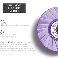Roger & Gallet - Lavande Royale - Savon Bienfaisant 100g